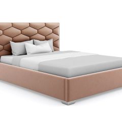 Кровать Коралл интерьерная +основание (160х200) в Кургане - kurgan.mebel24.online | фото