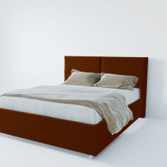 Кровать Корсика с ПМ 1200 (велюр бордо) в Кургане - kurgan.mebel24.online | фото 2