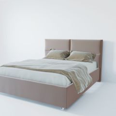 Кровать Корсика с ПМ 1200 (велюр серый) в Кургане - kurgan.mebel24.online | фото 2