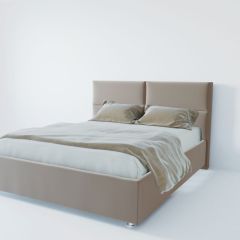 Кровать Корсика с ПМ 1200 (велюр светло-серый) в Кургане - kurgan.mebel24.online | фото 2