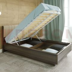 Кровать КР-1011 с мягким изголовьем в Кургане - kurgan.mebel24.online | фото 5