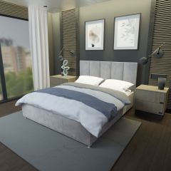 Кровать Мерида с ортопедической решеткой (1400) в Кургане - kurgan.mebel24.online | фото