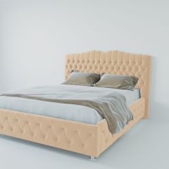 Кровать Нягань с ПМ 900 (экокожа бежевая) в Кургане - kurgan.mebel24.online | фото
