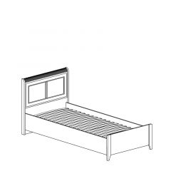 Кровать одинарная №249 Белла в Кургане - kurgan.mebel24.online | фото 2