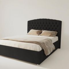 Кровать Берлин без основания 2000 (экокожа кольт ч) в Кургане - kurgan.mebel24.online | фото