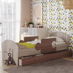 Кровать "Мозайка" на щитах + бортики + ящики в Кургане - kurgan.mebel24.online | фото 2