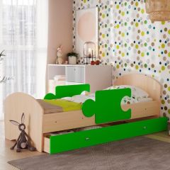 Кровать "Мозайка" на щитах + бортики + ящики в Кургане - kurgan.mebel24.online | фото 4