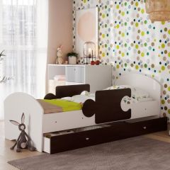 Кровать "Мозайка" на щитах + бортики + ящики в Кургане - kurgan.mebel24.online | фото 5