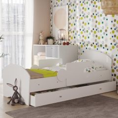 Кровать "Мозайка" на щитах + бортики + ящики в Кургане - kurgan.mebel24.online | фото 6