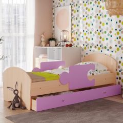 Кровать "Мозайка" на щитах + бортики + ящики в Кургане - kurgan.mebel24.online | фото 9
