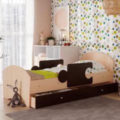 Кровать "Мозайка" на щитах + бортики + ящики в Кургане - kurgan.mebel24.online | фото 10