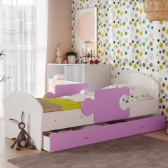 Кровать "Мозайка" на щитах + бортики + ящики в Кургане - kurgan.mebel24.online | фото 14