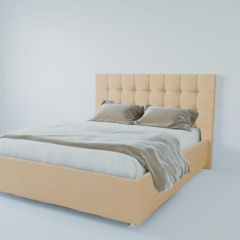 Кровать Венеция без основания 1200 (экокожа бежевая) в Кургане - kurgan.mebel24.online | фото