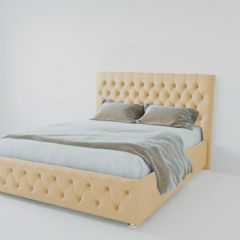 Кровать Версаль 1200 без основания (экокожа бежевый) в Кургане - kurgan.mebel24.online | фото
