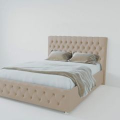 Кровать Версаль 1200 без основания (велюр светло серый) в Кургане - kurgan.mebel24.online | фото