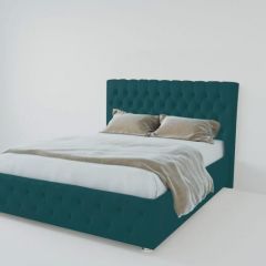 Кровать Версаль 1600 без основания (велюр бирюзовый) в Кургане - kurgan.mebel24.online | фото