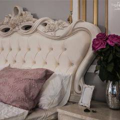 Кровать с мягким изголовьем Афина 1600 (крем корень) в Кургане - kurgan.mebel24.online | фото 2