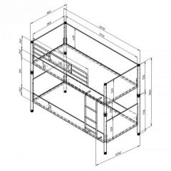 Кровать-трансформер Дельта Лофт-20.02.02 Белый в Кургане - kurgan.mebel24.online | фото 3