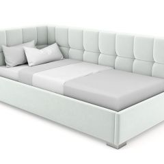 Кровать угловая Мия интерьерная +основание (120х200) в Кургане - kurgan.mebel24.online | фото 5