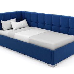 Кровать угловая Мия интерьерная +основание (120х200) в Кургане - kurgan.mebel24.online | фото 16