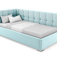 Кровать угловая Мия интерьерная +основание (120х200) в Кургане - kurgan.mebel24.online | фото 18