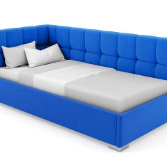 Кровать угловая Мия интерьерная +основание (120х200) в Кургане - kurgan.mebel24.online | фото 23