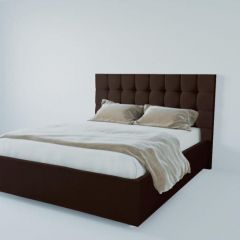 Кровать Венеция без основания 900 (экокожа коричневая) в Кургане - kurgan.mebel24.online | фото