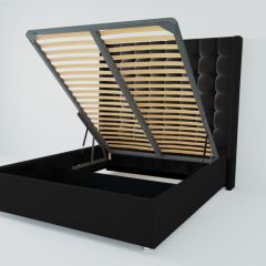 Кровать Венеция ЛЮКС с ПМ 2000 (экокожа кольт ч) в Кургане - kurgan.mebel24.online | фото