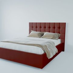 Кровать Венеция с ПМ 1600 (велюр бордо) в Кургане - kurgan.mebel24.online | фото 2