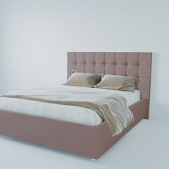 Кровать Венеция с ПМ 800 (велюр темно-серый) в Кургане - kurgan.mebel24.online | фото 2