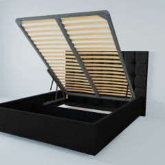 Кровать Венеция с ПМ 900 (экокожа кольт ч) в Кургане - kurgan.mebel24.online | фото