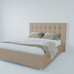 Кровать Венеция с ПМ 900 (велюр светло-серый) в Кургане - kurgan.mebel24.online | фото 2