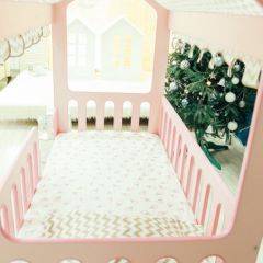 Кровать-домик без ящика 800*1600 (Розовый) в Кургане - kurgan.mebel24.online | фото 3