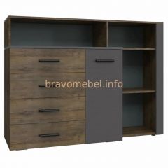 КУБА Спальный гарнитур (модульный) в Кургане - kurgan.mebel24.online | фото 3