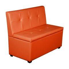 Кухонный диван Уют-1 (1000) Оранжевый в Кургане - kurgan.mebel24.online | фото
