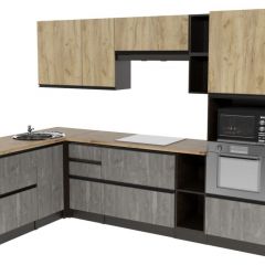 Кухонный гарнитур Адажио мега прайм 1500 х 2700 мм в Кургане - kurgan.mebel24.online | фото 3
