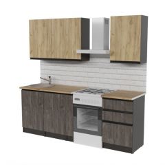 Кухонный гарнитур Адажио стандарт 1600 мм в Кургане - kurgan.mebel24.online | фото 4