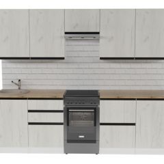 Кухонный гарнитур Амели мега 2500 мм в Кургане - kurgan.mebel24.online | фото 3