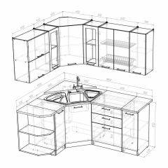 Кухонный гарнитур Инна оптима 1500х1800 мм в Кургане - kurgan.mebel24.online | фото 2