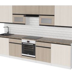 Кухонный гарнитур Кварц экстра 3000 мм в Кургане - kurgan.mebel24.online | фото 4