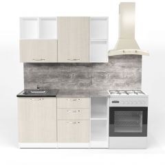 Кухонный гарнитур Лариса медиум 3 1400 мм в Кургане - kurgan.mebel24.online | фото 3
