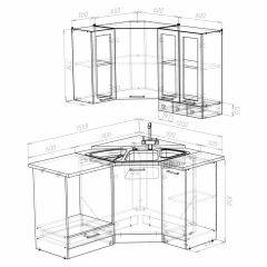 Кухонный гарнитур Лира литл 1500*1200 в Кургане - kurgan.mebel24.online | фото 3