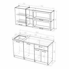 Кухонный гарнитур Лира стандарт 1600 в Кургане - kurgan.mebel24.online | фото 4