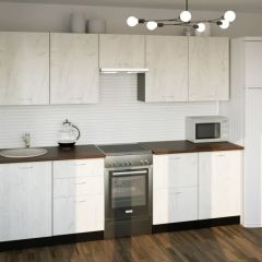Кухонный гарнитур Лоретта мега 2500 мм в Кургане - kurgan.mebel24.online | фото