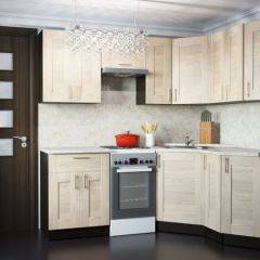 Кухонный гарнитур Ника мега оптима 2100*1500 в Кургане - kurgan.mebel24.online | фото