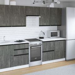 Кухонный гарнитур Ноктюрн мега 2500 мм в Кургане - kurgan.mebel24.online | фото
