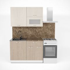 Кухонный гарнитур Ольга лайт 3 1200 мм в Кургане - kurgan.mebel24.online | фото 3