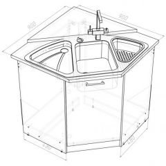 Кухонный гарнитур Паола оптима 1500х1800 мм в Кургане - kurgan.mebel24.online | фото 19