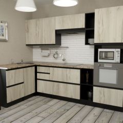 Кухонный гарнитур Равенна мега прайм 1500х2700 мм в Кургане - kurgan.mebel24.online | фото