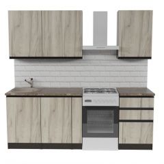 Кухонный гарнитур Равенна стандарт 1600 мм в Кургане - kurgan.mebel24.online | фото 3